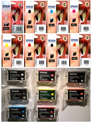 EPSON T0870 T0872 T0873 T0874 T0877 T0878 T0879 Epson Stylus Photo R1900