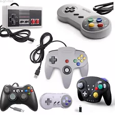 USB SNES /NES/ N64 /Xbox 360 Controller Joystick for Windows 7 8 10 11 PC MAC
