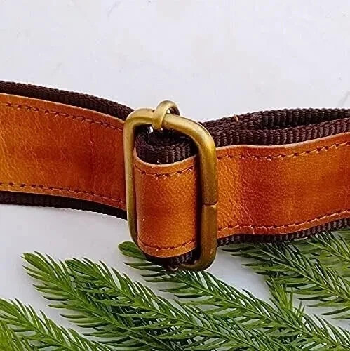 Adjustable & Detachable Leather Shoulder Strap Replacement for Messenger- Duffle