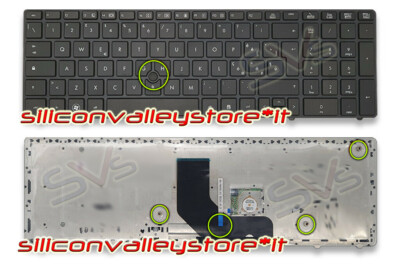 new net Keyboards - Tastiera Italiana Compatibile per Notebook HP 2B-50309Q100 550108800-035-G 589301-061 595199-061 599601-061 599602-061 601434-061 605922-061 606607-061606685-061