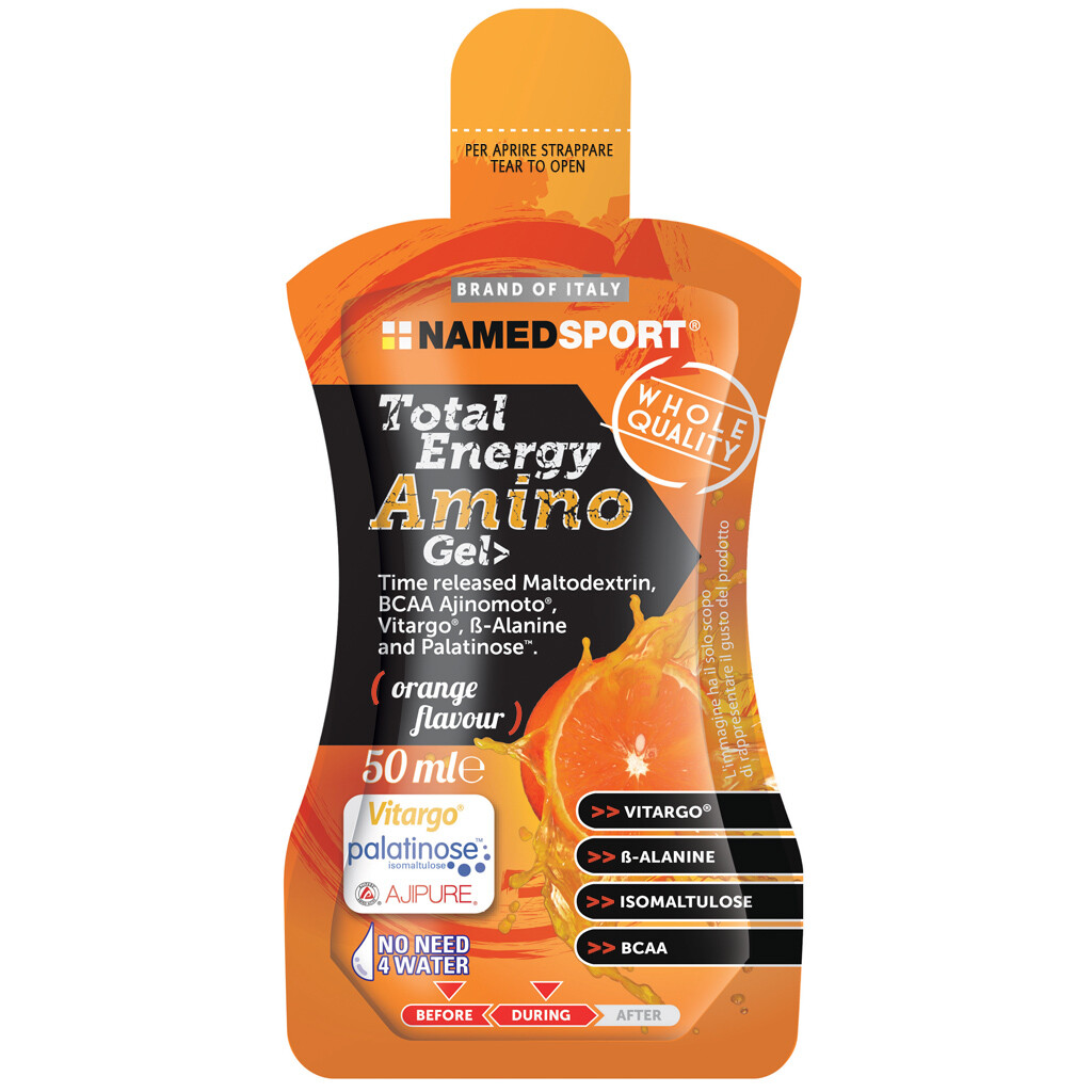 Total Energy Namedsport® Amino Gel Orange Flavour - Risparmia Il 10% Con Codice: 10Named 50 Ml - Immagine 2