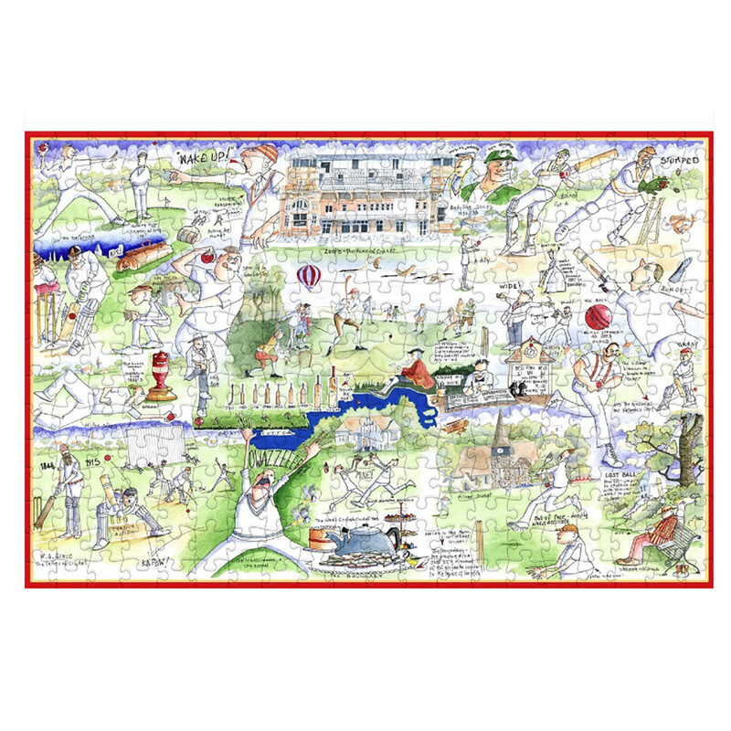Tim Bulmer Cricket Wooden Jigsaw Puzzle 300 piece