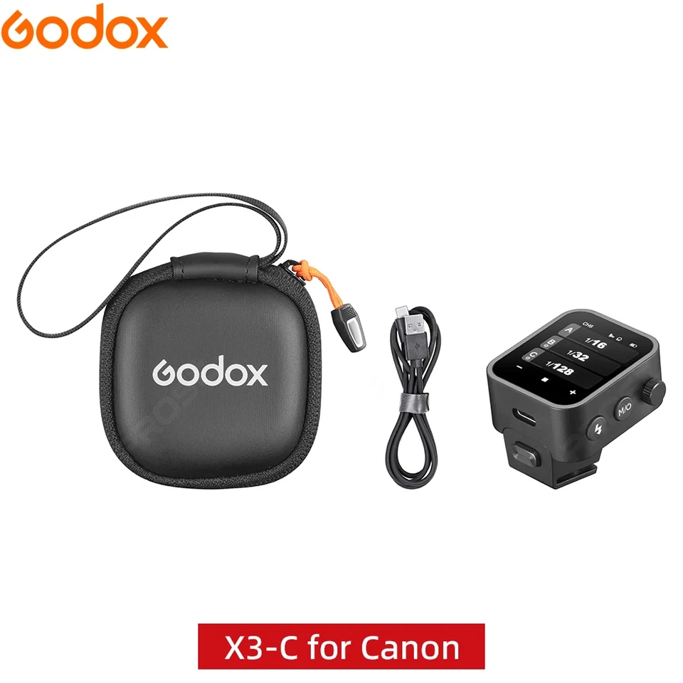 Godox X3 X3-C X3C TTL Wireless Flash Trigger Touch Screen Transmitter for Canon - Image 2 of 4