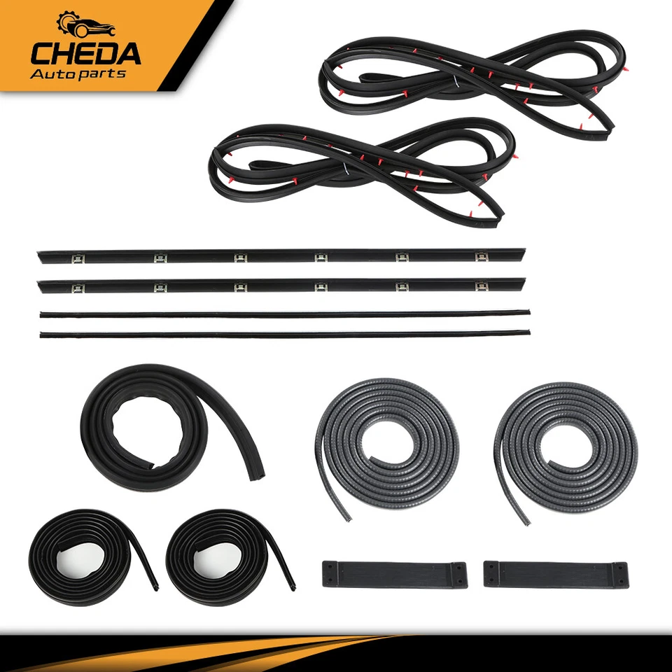 Moldura de sello de moldura de ventana de puerta bigote apto para Suzuki Samurai SJ410 SJ413 Foto 2 de 4