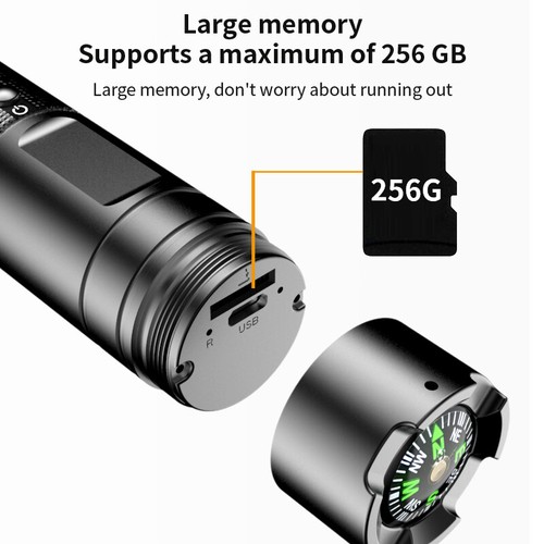 Linterna 4K/1080P HD Cámara Casco Montar Grabadora Impermeable Cámara de Acción - Imagen 5 de 23