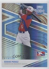 2020 Elite Extra Edition Dominican Prospect League Status Blue Eddie Perez 3a1