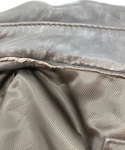 Eddie Bauer Lamb Leather Jacket Men's Size M Brown image 7
