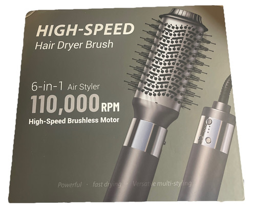Ibays Hair Dryer Brush 6 in 1 Professional Hot Air Styler 110,000 RPM High-Speed - Picture 2 of 2