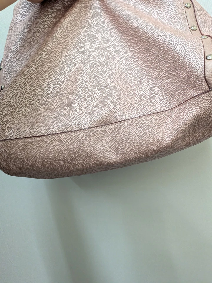 Coach F35211 Phoebe Madison Studded Caviar Leather Handbag Purse Pink - Image 4 of 4