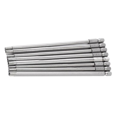 8Pieces Versatile Torx Head Screwdriver Bit Tip 1/4Inch Hex Shank