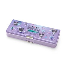 SANRIO Kuromi Kids Pen case with mini sharpener double-sided opening type