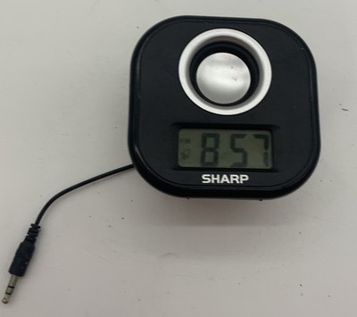 SHARP Brand Digital Alarm Clock and Audio Speaker
