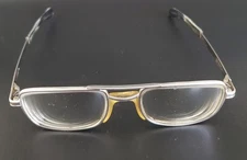 VINTAGE UNIVERSAL EYEGLASSES 1/30-10K.R.G.P. 5 1/4 SILVER FULL RIM FRAME ONLY