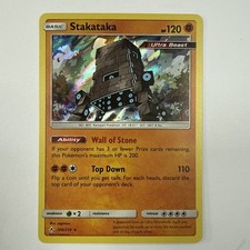 Pokemon TCG SM Unbroken Bonds 106/214 Stakataka Holographic Rare Card