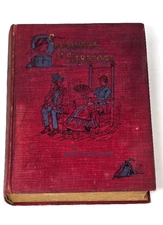 ANTIQUE 1887 VICTORIAN AESTHETIC MOVEMENT BOOK "SAMANTHA AT SARATOGA" 1ST ED