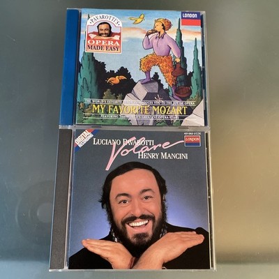 PAVAROTTI 2   LOT: Operate Made Easy- My Fav Mozart & Volare | EXCELLENT