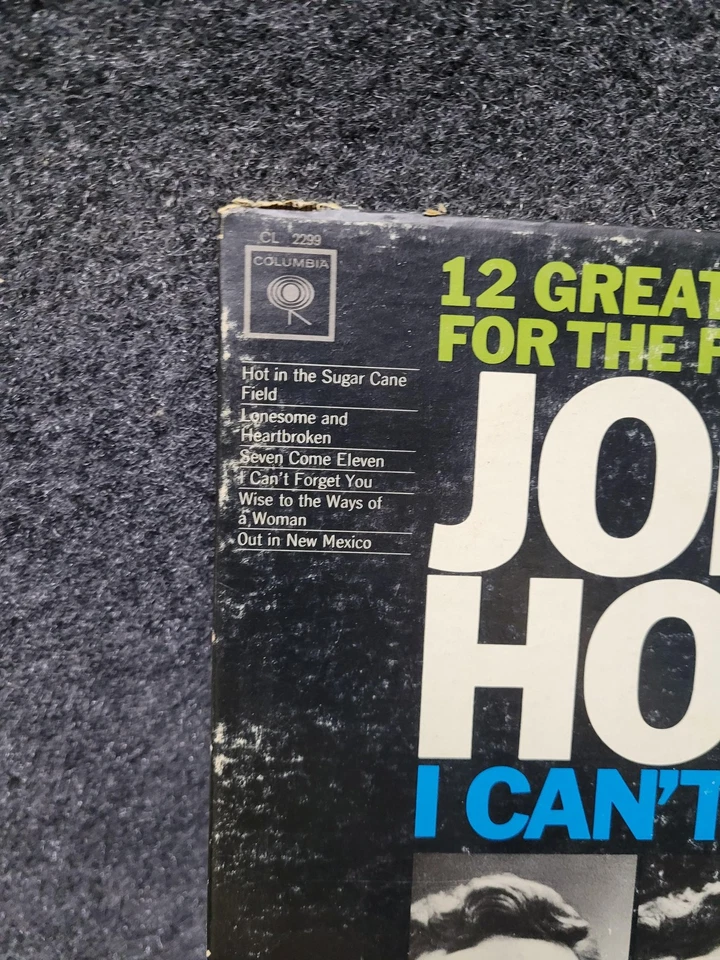 Vintage Johnny Horton Vinyl Record LP I Can't Forget You Mono CL 2299 Country Foto 2 de 4