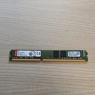 Kit RAM 8 Go (2x4 Go) Kingston DDR3 PC3-12800U 1600 MHz - Pour PC De Bureau, 240 Broches, Occasion