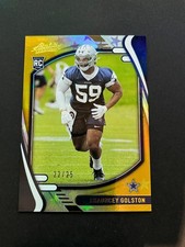 2021 Panini Absolute Rookies Chauncey Golston #192 (RC) /25 Gold Stars