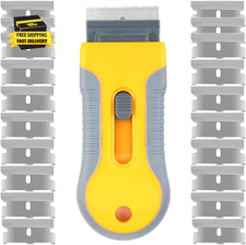 Razor Blade Scrape with 20Pcs Extra Blades, Scraper Tool, Razor Blade Retractabl