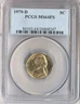 1979-D Jefferson Nickel PCGS MS64 FS