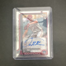 Topps Jack Kochanowicz Rookie Autograph Baseball Card Los Angeles Angels MLB