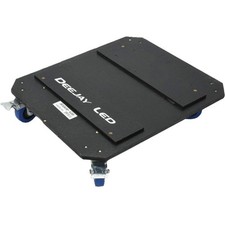 Deejay LED TBHWAD DJ Case Caster Kit Dolly w/Four 3.5" Wheels, Two Locking