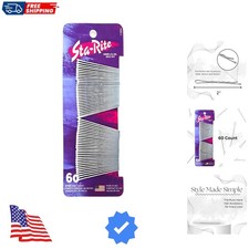 White Bobby Pins - 60 count