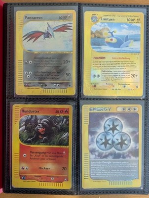 160 Vintage Pokemon Karten Sammlung Deutsch E-Series