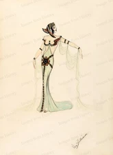 8x10 Print Claudette Colbert Vickey Williams Costume Cleopatra Paramount 1934