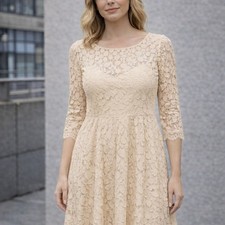 Free People Cream Lace Dress Size 2