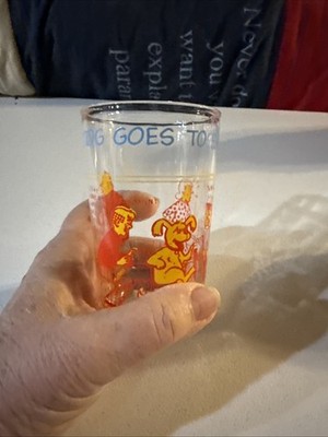 Hot Dog Goes To School  Jelly Glass