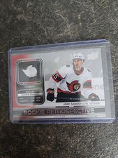 2023-24 Upper Deck Series 1 Rookie Retrospective Jake Sanderson Card# RR-12