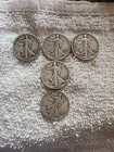 5 Liberty Walking Half Dollar
