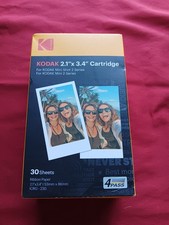 Kodak Cartridge 2.1 X 3.4 30 Sheets For Kodak Mini Shot 2 Series Brand New