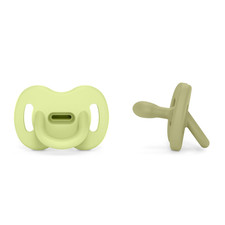 Color Essence SX PRO Silicone Baby Pacifier 2Pk, Made with 100 Soft Silicone, B