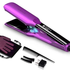 500 Degree High Temp Professional Hair Straightenr ï¼Œ Ceramic Wide Flat Iron...
