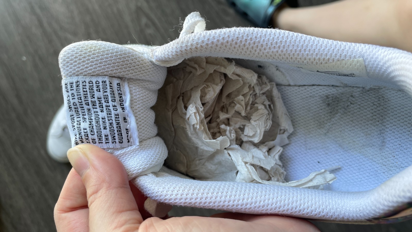 Nike Basic White Sneakers US 8.5 Women - image 4