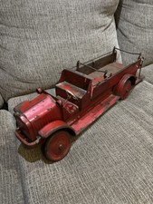 Vintage Keystone Fire Pressed Steel Toy Truck