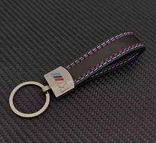 BMW M Brand New Leather Keychain Key Chain Key Ring Luxury