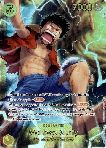 Monkey.D.Luffy () SEC Adventure on Kami's Island OP15-119 One Piece TCG