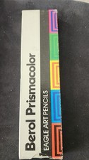 Vintage Berol Eagle Prismacolor 950 Metallic Gold Colored Pencils 12 Pack USA