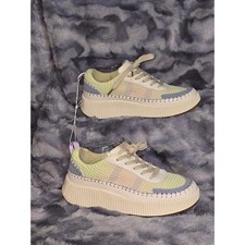 NWT Nicole Miller New York Brita Sneakers Platform Pastel Shoes Women 8.5