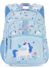 Pink  Purple Unicorn Backpack for Toddler Kids Girls Age 3-4, 12  