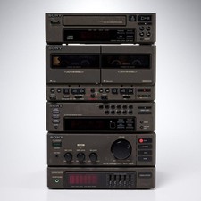 Sony ST TA 818M AM FM Tuner Equalizer CD Player Tape Deck Audio System MHC 3300