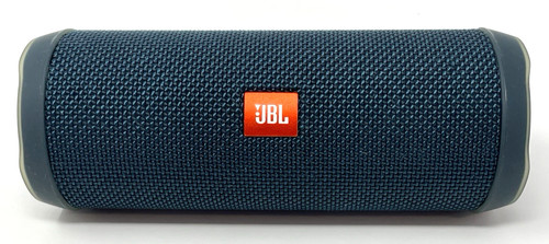 JBL Flip 4 Bluetooth Portable Speaker Blue/Green - Works but Read