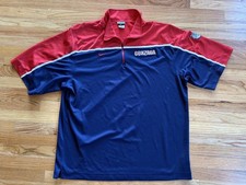 Game Used Worn Gonzaga Bulldogs Basketball Warmup Shirt Jersey Robert Sacre Zags