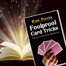 FOOLPROOF CARD TRICKS - BOOK - Magic  Party Tricks