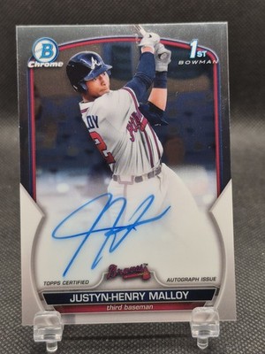 2023 Bowman Chrome Prospect Auto Justyn-Henry Malloy #CPA-JMA Autograph 