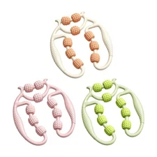 Arm Leg Massager 9 Wheels Muscle Roller Leg Massager Versatile Clamp Leg Roller